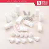 10 Adet Cam Kriko İndirme Kaldırma Mekanizma Kablo Ucu Halat Dübeli Tip BCP029