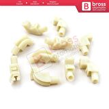 10 Adet Cam Kriko İndirme Kaldırma Mekanizma Kablo Ucu Halat Dübeli Tip BCP033