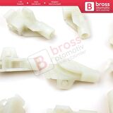 10 Adet Cam Kriko İndirme Kaldırma Mekanizma Kablo Ucu Halat Dübeli Tip BCP038