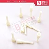 10 Adet Cam Kriko İndirme Kaldırma Mekanizma Kablo Ucu Halat Dübeli Tip BCP040