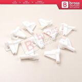 10 Adet Cam Kriko İndirme Kaldırma Mekanizma Kablo Ucu Halat Dübeli Tip BCP044