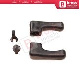 Mercedes W124 W201 A124 C124 S124 İçin Dış Dikiz Aynası Manuel Kontrol Kolu Seti 2018100054