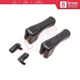 Mercedes W124 W201 A124 C124 S124 İçin Dış Dikiz Aynası Manuel Kontrol Kolu Seti 2018100054