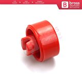 Citroen C3 MK3 C-Elysee C4 Cactus Peugeot 207 208 301 için KIRMIZI Plastik El Fren Düğme Tuş Kapağı