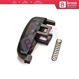 Opel Mokka A X Buick Encore Chevrolet Tracker Trax için SİYAH Plastik El Fren Düğme Tuş Kapağı