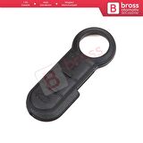 Fiat Ducato Doblo Punto 500 Bravo Fiorino için 3 Tuş Uzaktan Kumanda Anahtarı Düğme Pedi 71749374