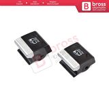 Renault Clio MK5 Captur MK2 5-Kapı İçin 2 Adet Cam Açma Düğme Kapağı 254107001R