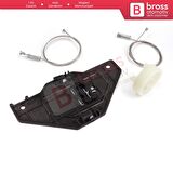 Citroen C4 Picasso MK1 UD Grand UA 2006-2013 9224E4 İçin Elektrikli Arka Sağ Cam Kriko Tamir Seti