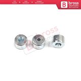 BCR008 Cam Kriko Kablo Halat Uç Pimi Tutma Perçini 6x3.5/1.7 mm 100 Adet