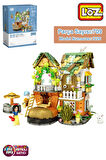 Loz Street Mini Serisi Masal Evi Modeli Prenses Figürü 709 Parça Oyuncak Yapım Seti FFLZ-1226