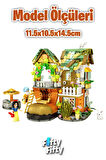 Loz Street Mini Serisi Masal Evi Modeli Prenses Figürü 709 Parça Oyuncak Yapım Seti FFLZ-1226