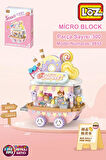 Loz Micro Block Serisi Donut Arabası 300 Parça Oyuncak Yapım Seti FFLZ-8855