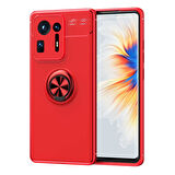 Xiaomi Mi Mix 4 Kılıf Standlı Yüzüklü Manyetik Silikon