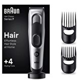 Braun Series 7 HC7390 Erkekler İçin 17 Uzunluk Ayarına Sahip Saç Kesme Makinesi