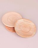 6 lı Ahşap Çay Tabağı Çay Tabak Yuvarlak 9,5cm