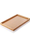 Bambu Tepsi Orta Boy 33*22cm Servis Sunum Tepsi