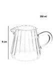 350 ml Borosilikat Cam Sütlük & Bardak