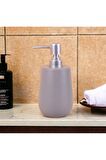 Stoneware Sıvı Sabunluk Gri 400ml G3136 