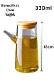 Borosilikat Cam Yağlık Sirkelik 330ml 3826