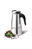 Paslanmaz Çelik Ocak Üstü 6 Cup Fincan Moka Pot Espresso Oms Moka Pot