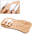 Bambu 4 Parça Peynir Sunum Tahtası Seti 33cm bmb43