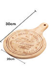 Bambu Kesim Tahtası Peynir Sunum, Servis Tabak 30cm bmb32