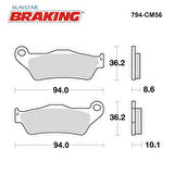 SİNTERLİ ARKA FREN BALATASI / BMW / S 1000 XR / 1000cc / ARKA  / 2014-2015-2016-2017-2018-2019-2020-2021-2022-2023