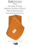 Mixi Baby Migaloo Müslin Örtü Dört Katlı 90x120 cm Asortili