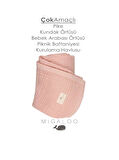 Mixi Baby Migaloo Müslin Örtü Dört Katlı 90x120 cm Pembe