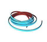Turkuaz Mavi Nikelaj Şerit 11mm - 3 metre