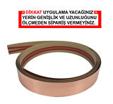 Bronz Nikelaj 30 mm Genişlik 3 metre Uzunluk