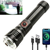 OR-2304-TG Zoomlu El Feneri - 6000K Gün Işığı, 100W Güç, 1000 Metre Işık Mesafesi