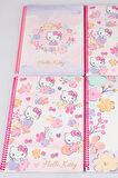 DEKOMUS İLE LİSANSLI HELLO KITTY "TEKLİ" A4 ÇİZGİLİ OKUL DEFTERİ 80 YAPRAK