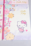 DEKOMUS İLE LİSANSLI HELLO KITTY "TEKLİ" A4 ÇİZGİLİ OKUL DEFTERİ 80 YAPRAK