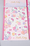 DEKOMUS İLE LİSANSLI HELLO KITTY A4 2 ADET KARELİ VE 2 ADET ÇİZGİLİ OKUL SETİ A4 80 YAPRAK