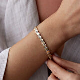 Taşlı Balıksırtı Bileklik