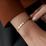 Sıra Oval Pul Bileklik