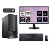 Lenovo ThinkCentre Neo 50T i3 12100 24GB 512GB SSD GT730/4GB FDOS 11SC001ATX MASAÜSTÜ PC & 23.8" MONİTÖR
