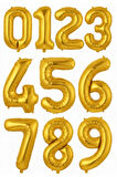 Folyo Balon Rakam Gold Renk 34 Inc 76 Cm Helyum Uyumlu