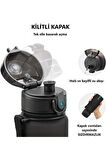 Uzspace Tritan Su Matarası 800Ml VGN3053 Kırmızı