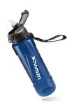 Uzspace Tritan Pipetli Su Matarası 850Ml 6056 Lacivert
