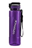 Uzspace FiftyFifty PİPETLİ 1000ml -Büyük Boy- Tritan Su Matarası 