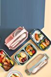 Vagonlife Bento Lunch Box Ofis-Okul İçin Yeni Nesil Sefer Tası -Çorba Kaseli Model-Paslanmaz Çelik 