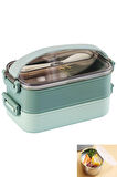 Bento Lunch Box Ofis-okul Için Yeni Nesil Sefer Tası -çorba Kaseli Model-paslanmaz Çelik