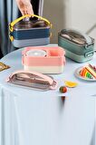 Vagonlife Bento Lunch Box Ofis-Okul İçin Yeni Nesil Sefer Tası -Çorba Kaseli Model-Paslanmaz Çelik 