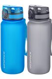 Uzspace 2'li Tritan Matara Seti 650 ml 14 Farklı Renk Seçeneği FiftyFifty