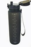 Uzspace Büyük Boy 28 cm 1000 ml 1 litre Tritan Su Matarası 14 Renk FiftyFifty Softtouch