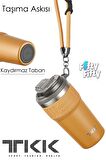 TKK 630 ML Özel Seri Çelik Mug Kahve Bardağı Pipetli/Rahat İçim 6 Saat Sıcak/12 Saat Soğuk Termos -2023 630ML