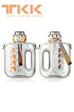 TKK 1000 ML Çift Kullanım Pipetli/Rahat içim Bpa İçermeyen Askılı Tritan Su Matarası FFTKK1022-1000