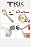TKK 1000 ML Çift Kullanım Pipetli/Rahat içim Bpa İçermeyen Taşıma Askılı Tritan Su Matarası FFTKK1020-1000